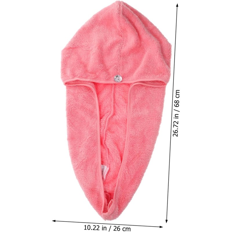 Toalla de Microfibra para Cabello Rápido Secado Gorro Absorbente para