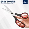 36 Packs 8" Multipurpose Scissors, Ultra Sharp Blade Shears, Comfort-Grip
