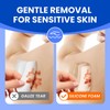 Large Waterproof Bandages 6x6 Silicone Foam Dressing for Sensitive Skin