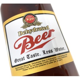 Dehydrated Beer Labels, 24 Vinyl Stickers, Enough for Two Cases! Realistic Lables, Glossy, Durable, Apply to Your own Bottles, Fool Your Friends, Practical Joke, College Gift, Looks Real