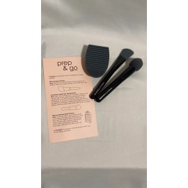 Macy's Prep & Go Set Foundation Sponge Brush + Mask Spatula + Brush Cleanser