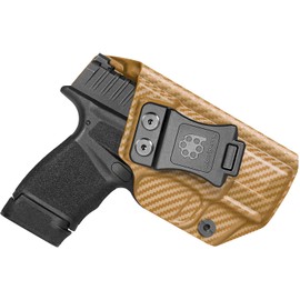 Amberide IWB & OWB KYDEX Holster Fit: Springfield Armory Hellcat Pistol, Inside Waistband Concealed Carry, Adjustable Cant & 'Posi-Click' Retention, USA Made by Amberide