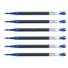 Pilot Pack of 3 Refills for V7 RT Hi-Tecpoint Ink Rollerball Pens 0.5 mm, Blue