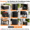 Air Conditioner Cover for Outside Units,30"Wx30"Dx32"H,600D Waterproof