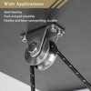 KCNOFNC Pulley Steel Cable, Pulley for Ropes, Pulley with 2