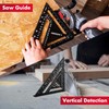 Arrow Aluminum Alloy Carpenter Square Set, 7-Inch & 12-Inch Rafter