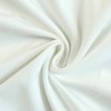 LIGICKY Set of 2 White Velvet Throw Pillow Covers Modern