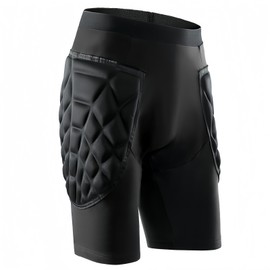 STONEKISS Baseball Padded Sliding Shorts, Compression Protective Undershorts for Softball, Football, Lacrosse XS Black