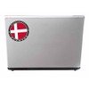 2 x 10cm Copenhagen Denmark Flag Vinyl Sticker Laptop Car