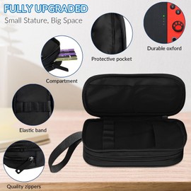 TILYTADLY Large Pencil Case for Boys - Boys Pencil Pouch with Zipper Compartments - Big Capacity Pen Box Gamer Pen Bag Organizer for Kids Teens School