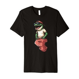 Sack Race Frog Sack Hopping Premium T-Shirt