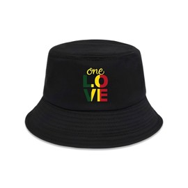 JUKOTA Fishing Hat on Both Sides, Fashionable Casual Bucket Hat for Men and Women, Black Summer Hat, Lightweight Foldable Outdoor Sun Hat, Fishing Hats, Summer Hat, for Outdoor Hiking Travel, Unisex