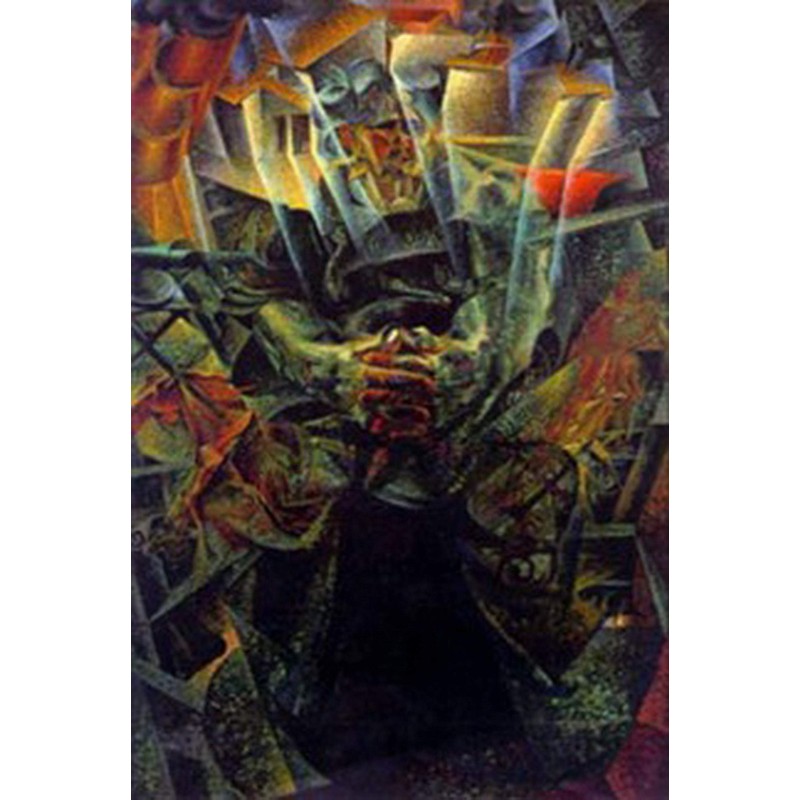 Futuristic Man by Boccioni, Unique forms of continuity in space,