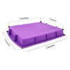Lmaray 11 x 9.5 Inch Purple Silicone Baking Pan, Safe,