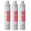 3 x Schwarzkopf Osis Session Haarspray für extremen Halt 500