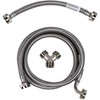 CERTIFIED APPLIANCE STMKIT2, Braided Stainless Steel Steam Dryer Installation Kit