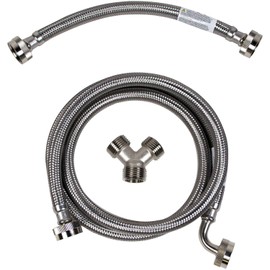CERTIFIED APPLIANCE STMKIT2, Braided Stainless Steel Steam Dryer Installation Kit