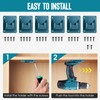 6 Packs Tool Holder for Makita 14.4V-18V ,Drill Organizer Wall