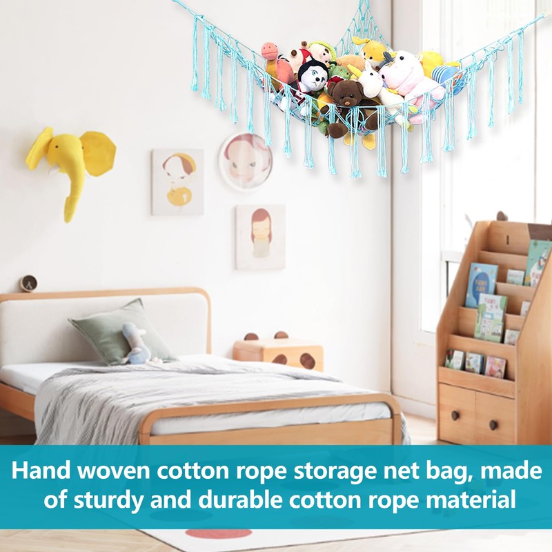 ZYETGH Teddy Hammock, Toy Hammock For Stuffed Animals Cuddly Soft