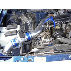 INTAKEKAI Performance Air Intake (Compatible with 1995 1996 1997 Ford Ranger 2.3L / 95 96 97 Mazda B2300 2.3 l4 MODELS) (BLUE)