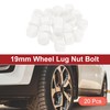 X AUTOHAUX Cylindrical Shape Wheel Lug Nut Bolt Rims Tire