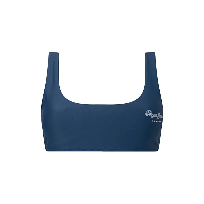 Pepe Jeans Women's Oriane Bikini Top, Blue (Jarman)