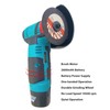 12V Brush Mini Angle Grinder 19500rpm Electric Grinding Tool Quiet