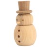 Wood Aromatherapy Diffuser Snowman Shape Portable Waterless Fireless Essential Oil