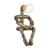 EFINEHOME Water Pipe Table Lamp Robot Style- Retro Industrial Table