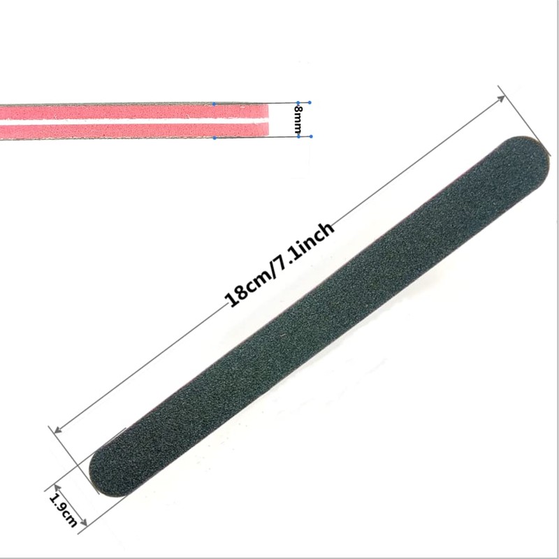 ZHIYE 7PCS Nail File Set, Professional Double Sided Nail Files