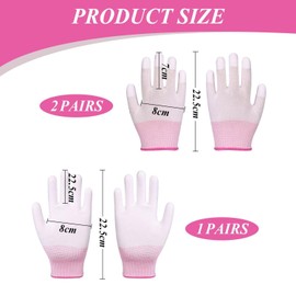TVSVKWE 3 Pieces Of Curly Hair Gloves, Heat-Resistant Gloves, Hair Salon Aids, Non-Slip Gloves.