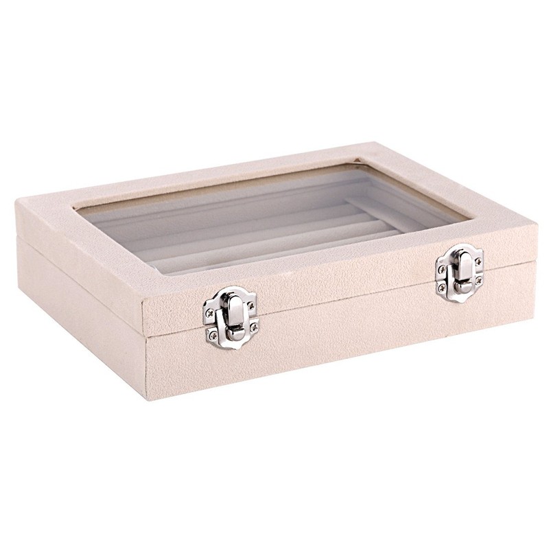 SPIEA Ring Box Velvet Jewelry Case Accessory Ring Display Accessory