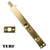 TERF® Traditional Vintage Style Polished Brass Flush Bolt 150mm [6'']