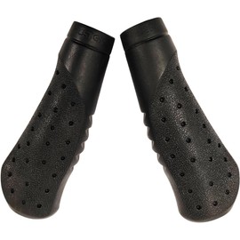 TDR 7/8" 22MM Hand Grip for Bicycles - 1 Pair, Large Size for Easy Holding, Black Anti-Slip Grips for Comfort and Easy Installation. Universally Compatible for ATV, MTB, BMX - Ideal for All Cyclists