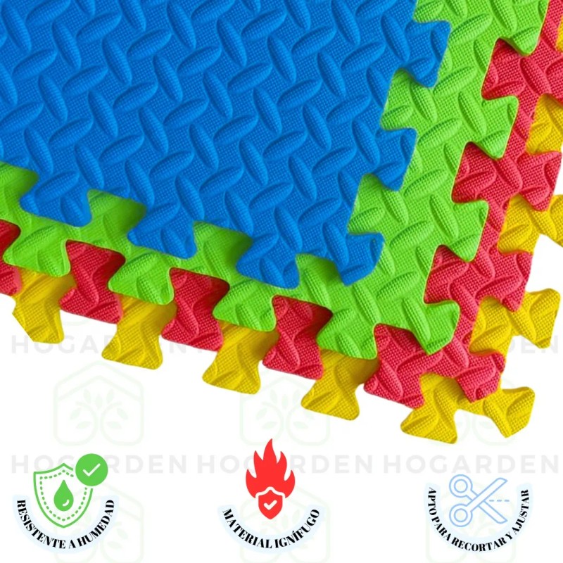 Piso Eva 20 Pzs Protector Para Juegos En Casa