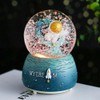 Crystal Ball Astronaut Glitter Ball Music Light Music Box Pink