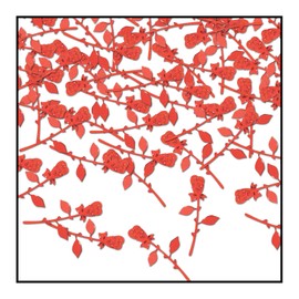 Beistle CN310 Roses Confetti, 0.5 oz, Red