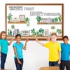 Spring Potted Plant Bulletin Board Set Boho Motivational Reading Classroom