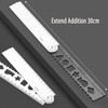 12 Inch Folding Ruler, 2 Pack Acrylic Folding Ruler Angle