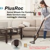 PlusRoc 8 Pack Anti-Rust Wheels Stainless Steel Self Adhesive Caster