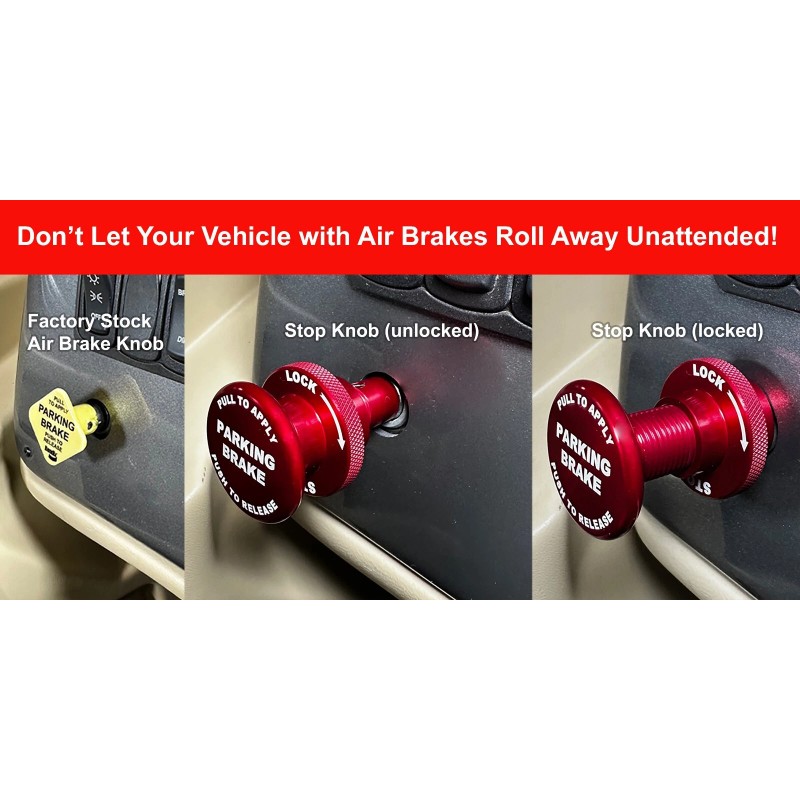 Stop Knob Safety Air Brake Knob & Lock for Class