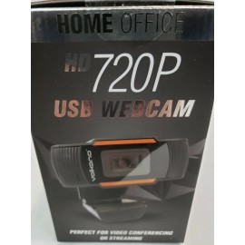VOLKANO NEW SEALED VOLKANO ZOOM USB PLUG & PLAY VK-10101-BK WEBCAM 720P HD WIN MAC DROID