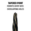 Drill America 3/4" Bridge/Construction Reamer with 1/2" Shank, Black and
