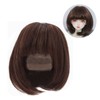 Ailgely Doll Wig Shoulder Length Straight Bang Soft Fiber for