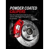 Power Stop S4339 Front Pair of High-Temp Red Powder Coated