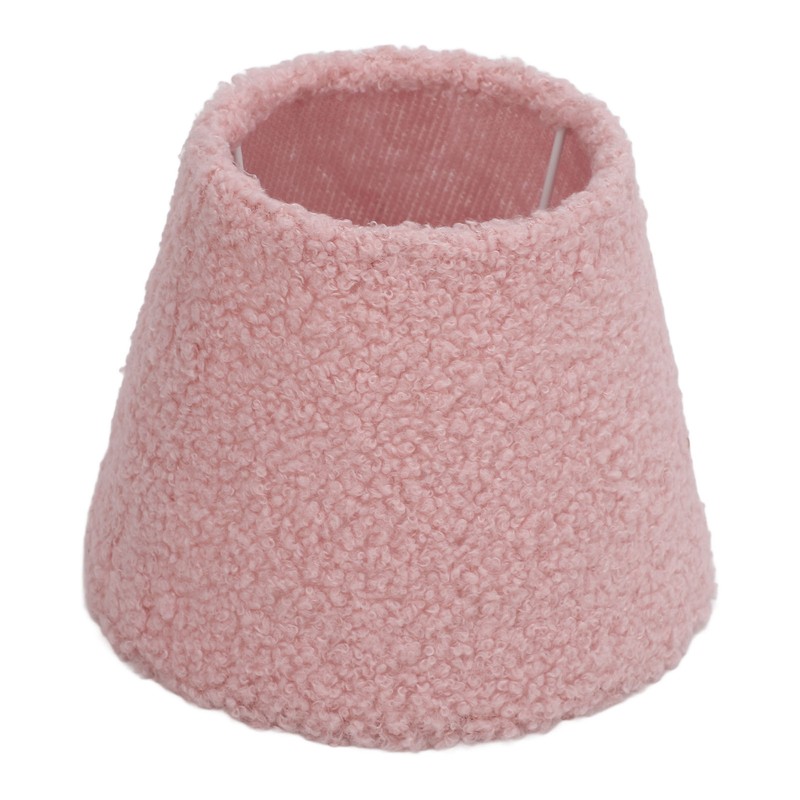 Plush Cloth Lamp Shade Replacement Decorative Soft Comfortable Cone Round
