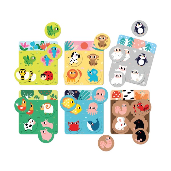 Banana Panda let's play habitat bingo 2+