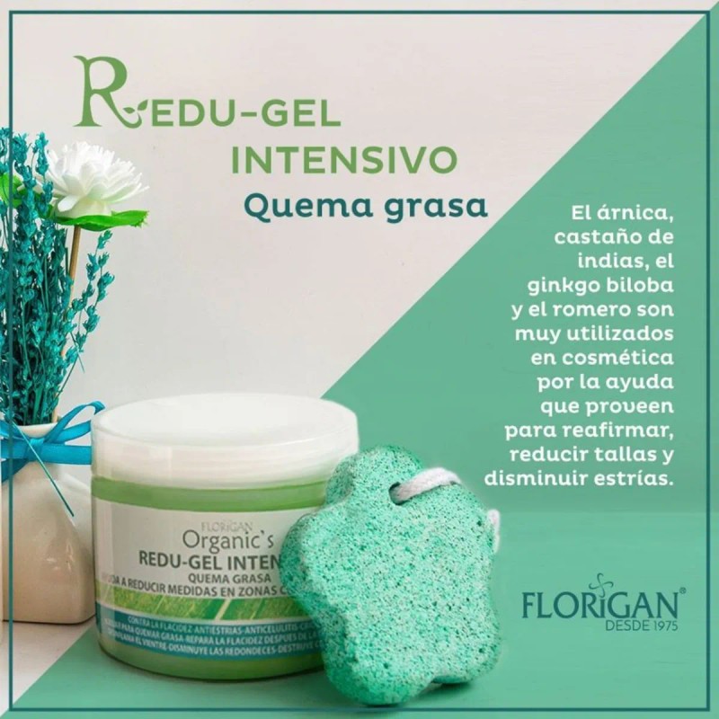 Redugel Quema Grasa Linea Organics Florigan® 350gr