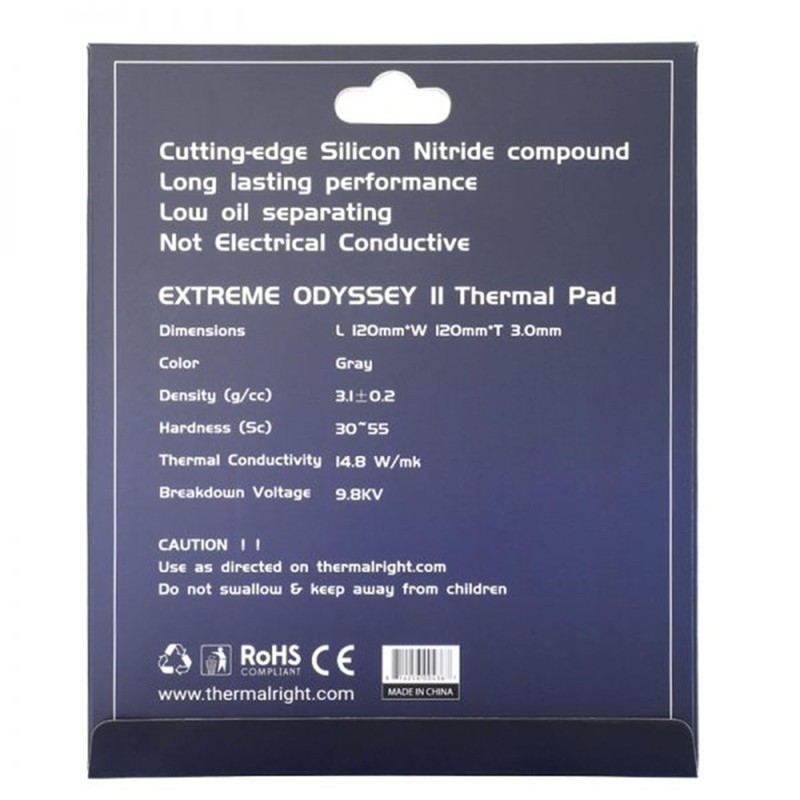 Thermalright EXTREME ODYSSEY II Multi-Purpose Thermal Pad, 4.7 x 4.7