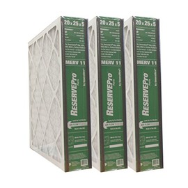 3-PK ReservePro 4551 (old #4501) 20"x25"x5" Air Filter-Actual Size= 19 5/8" x 24 3/16" x 4 15/16"- 6FM2025